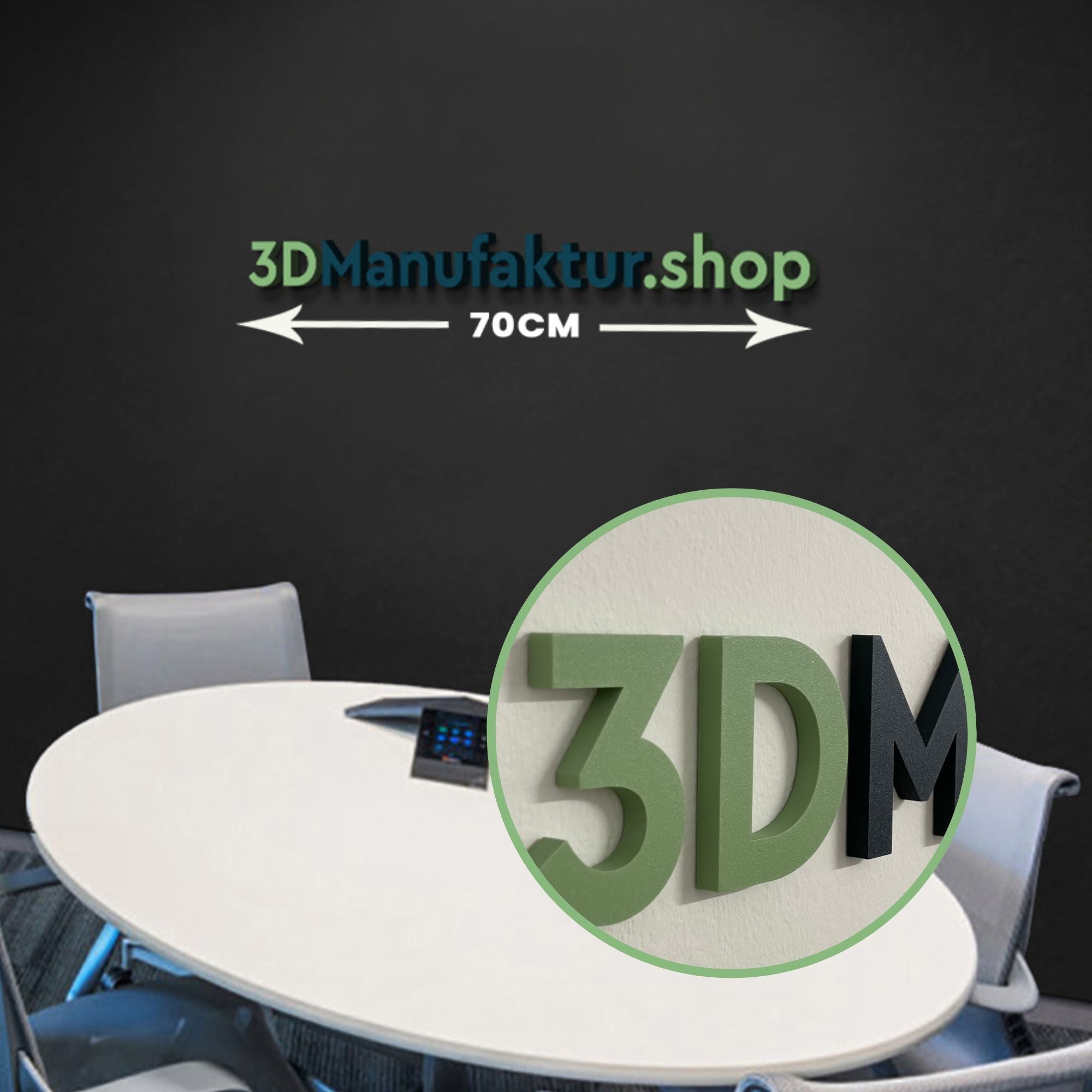 Individuelles 3D-Logo für dein Unternehmen.