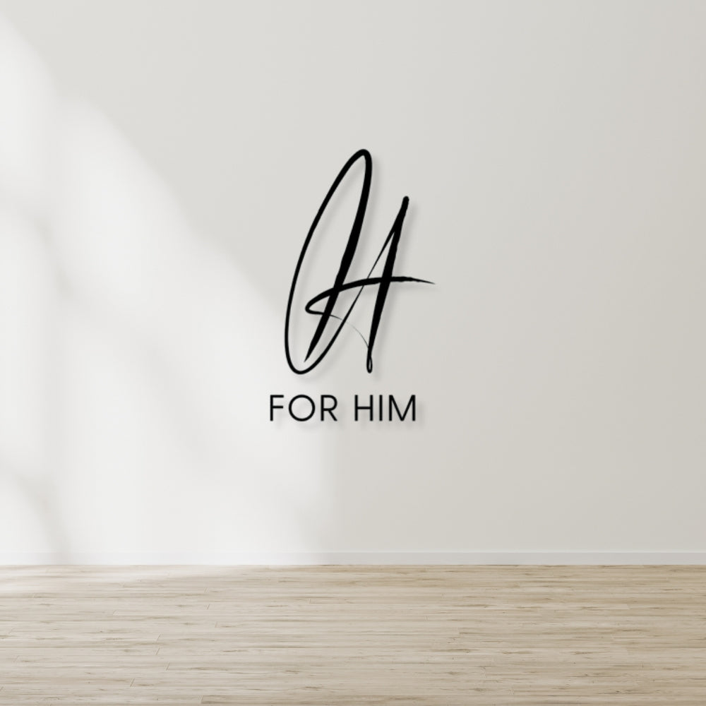 Individuelles 3D-Logo für dein Unternehmen 'for him' 40cm breit
