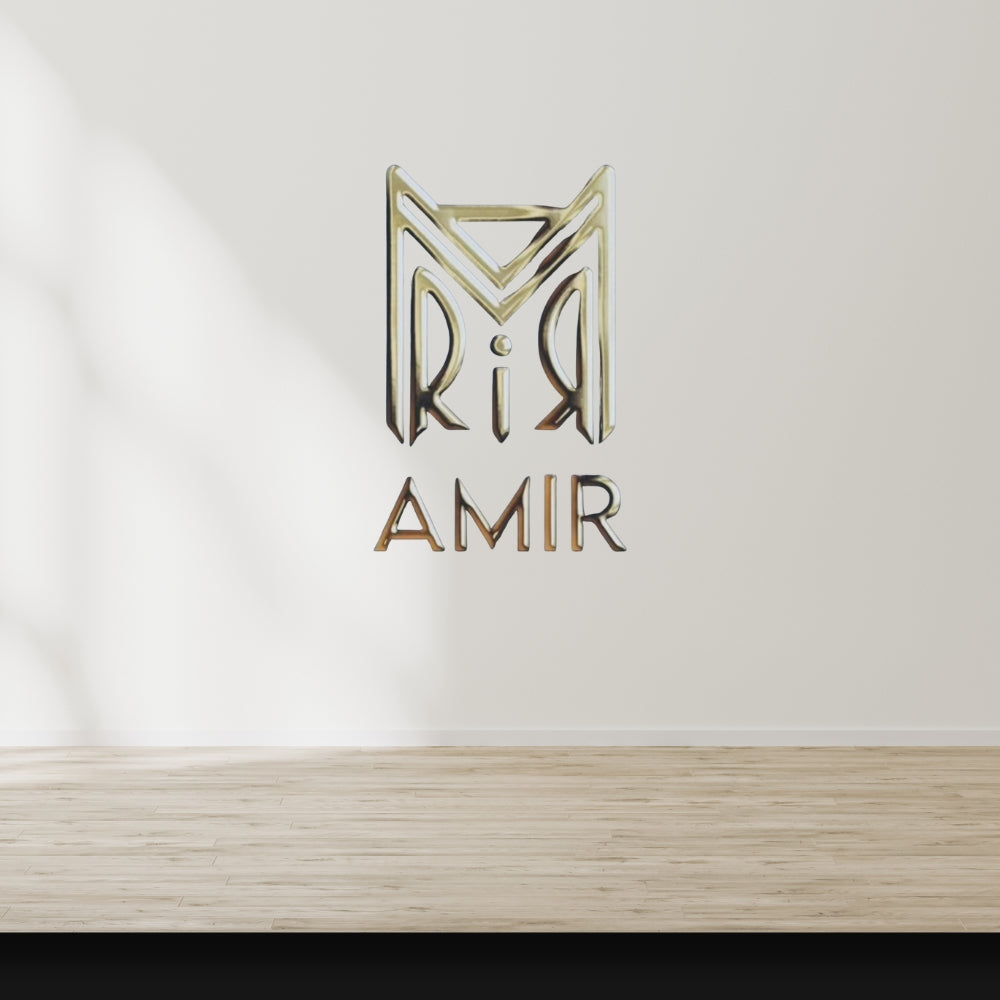 Individuelles 3D-Logo für Amir