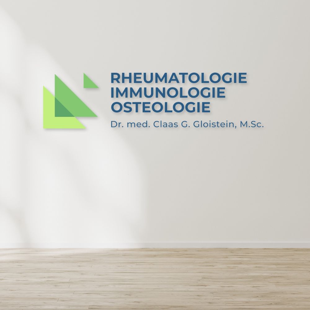 Individuelles 3D-Logo für dein Unternehmen 'Rheumatologie'