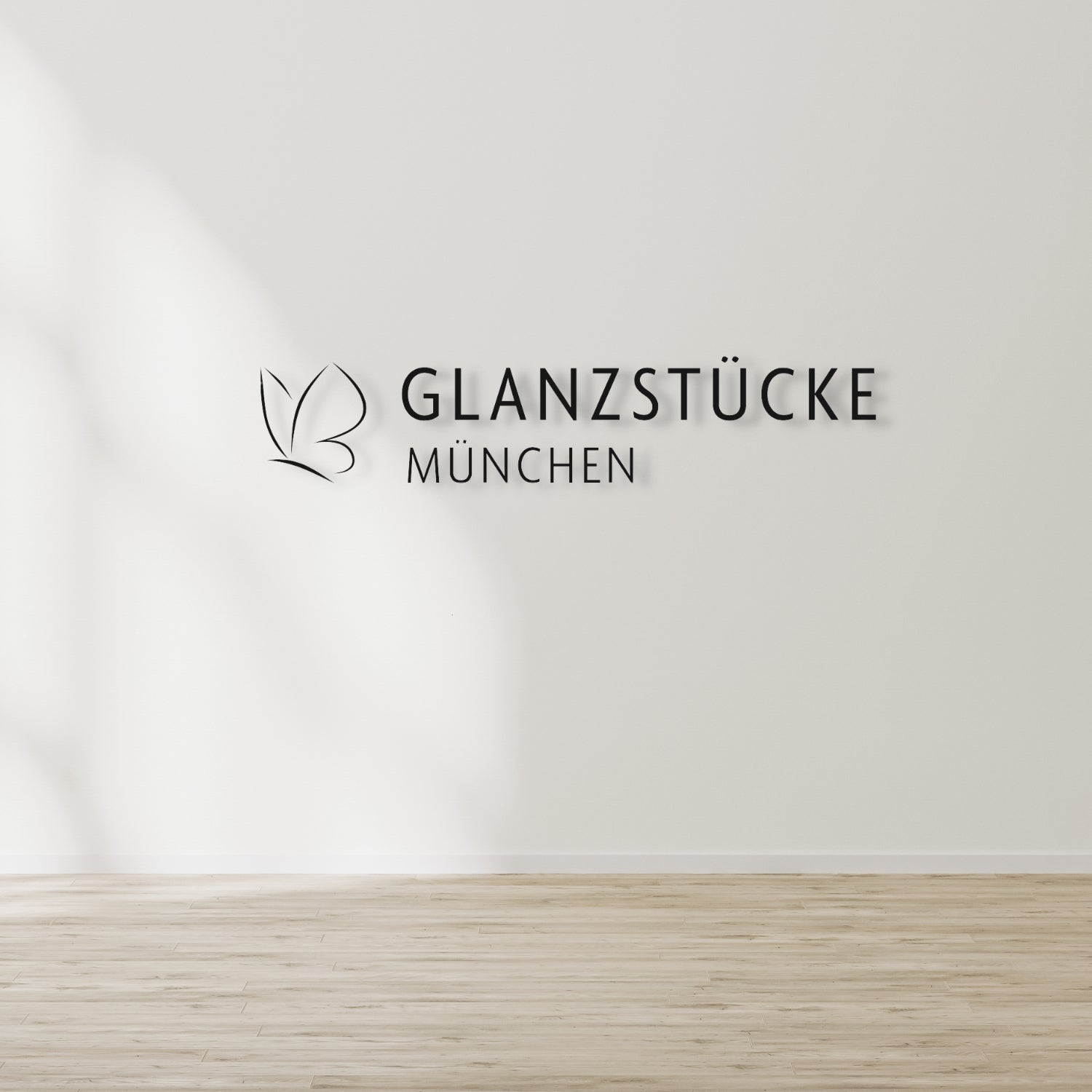 Individuelles 3D-Logo für dein Unternehmen 'Glanzstücke'