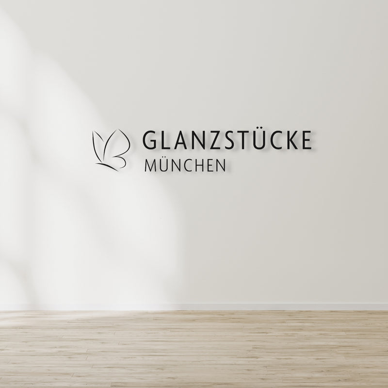 Individuelles 3D-Logo für dein Unternehmen 'Glanzstücke'