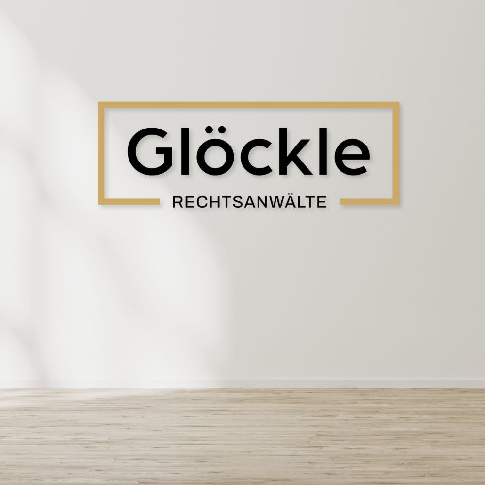 Individuelles 3D-Logo für dein Unternehmen 'Glöckle'