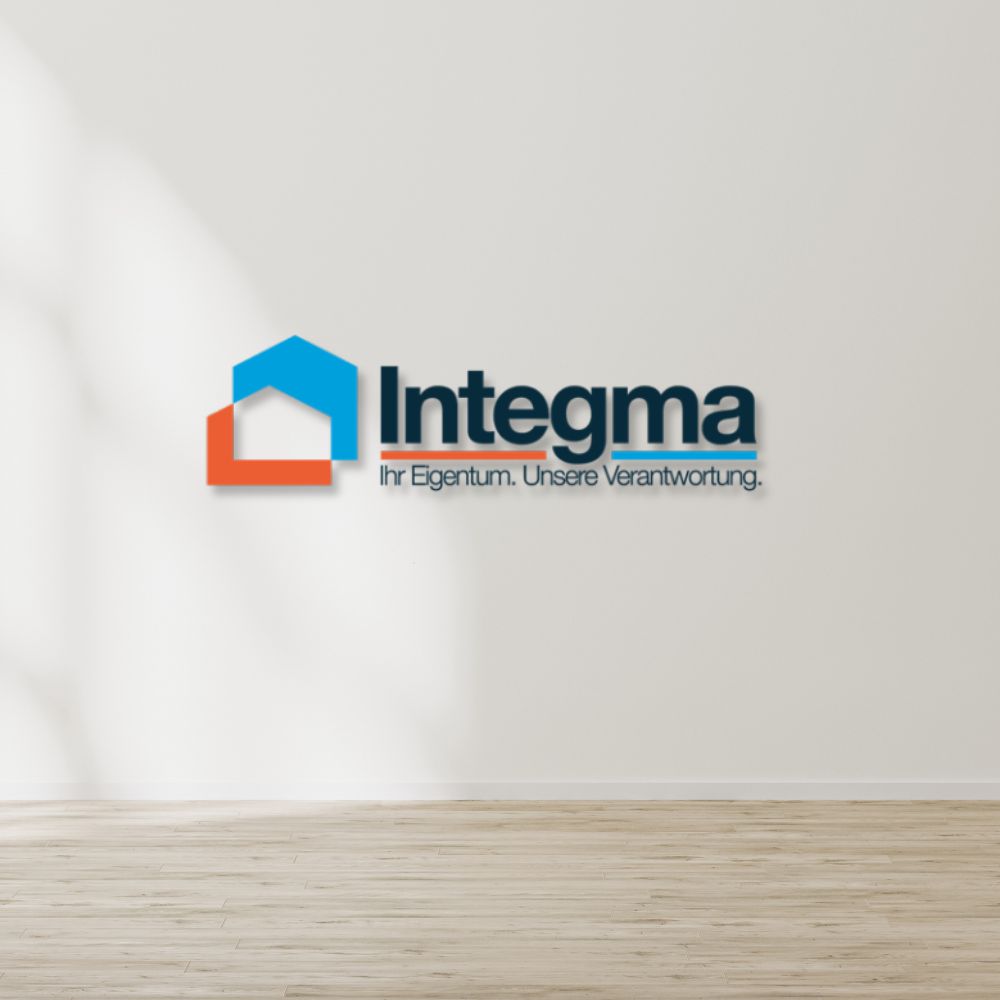 Individuelles 3D-Logo für dein Unternehmen Integma.