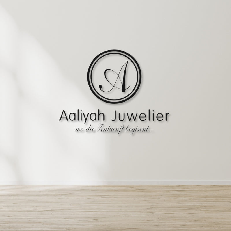 Individuelles 3D-Logo für dein Unternehmen 'Aaliyah Juwelier'