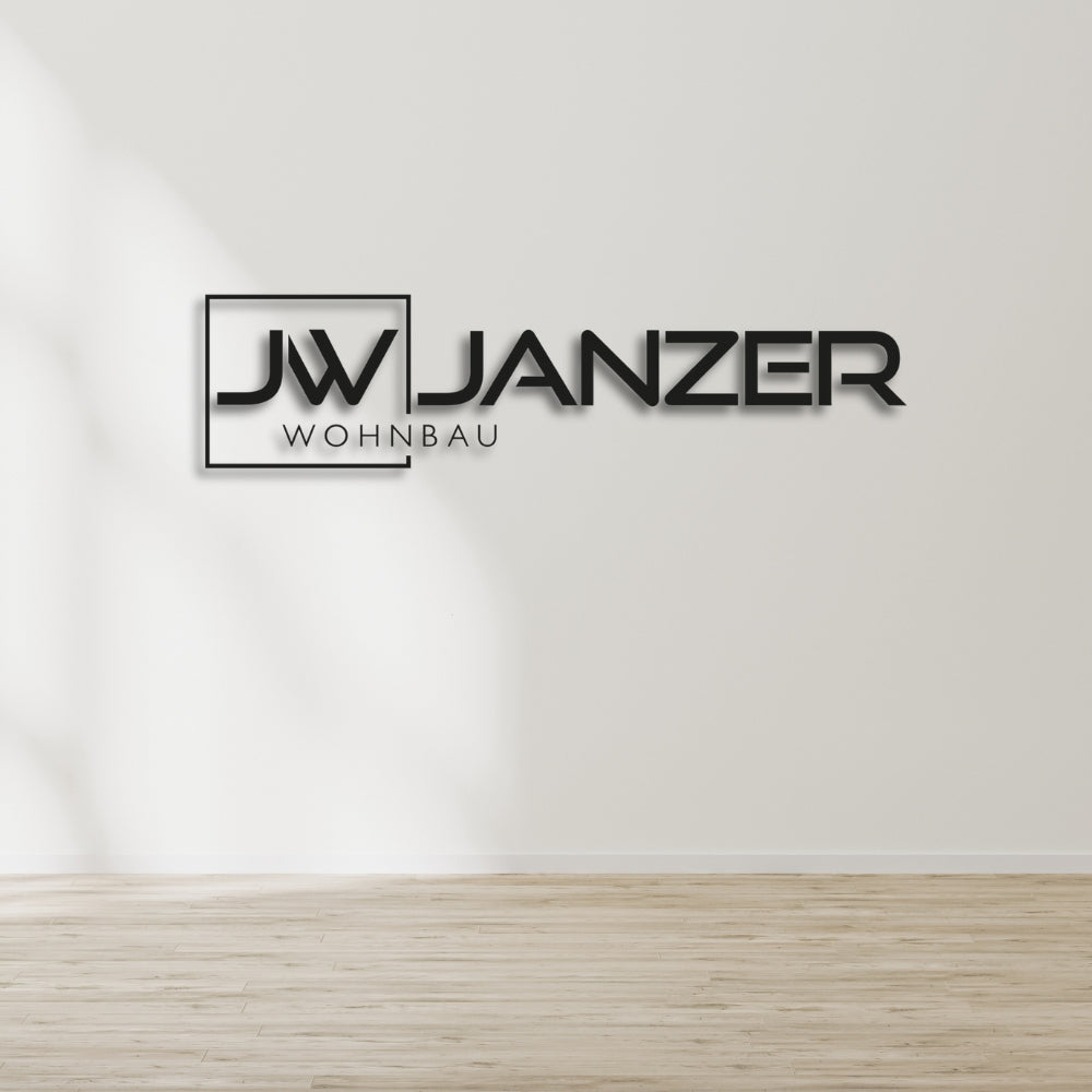 Individuelles 3D-Logo für dein Unternehmen 'JW Janzer'