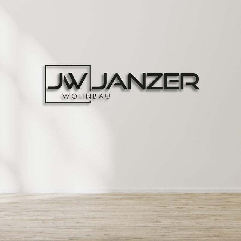 Individuelles 3D-Logo für dein Unternehmen 'JW Janzer'