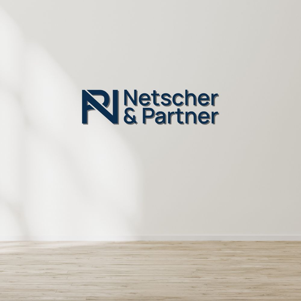 Individuelles 3D-Logo für Netscher und Partner