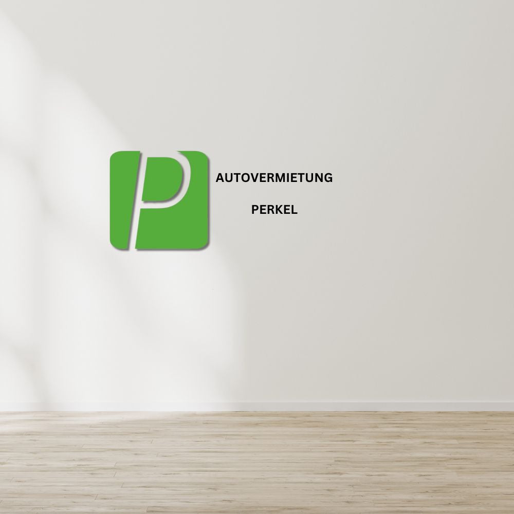 Individuelles 3D-Logo für dein Unternehmen Perkel.