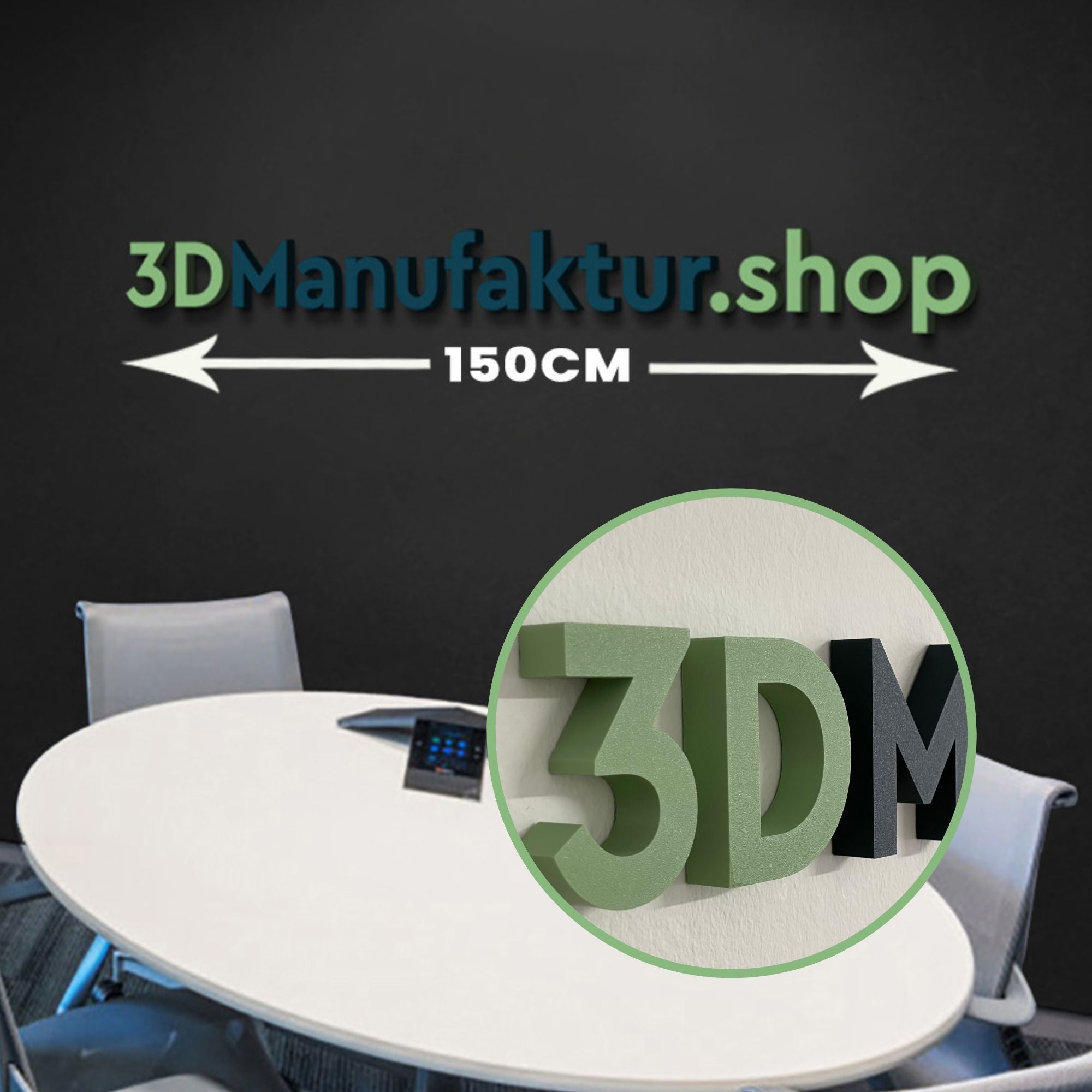 Individuelles 3D-Logo für dein Unternehmen.