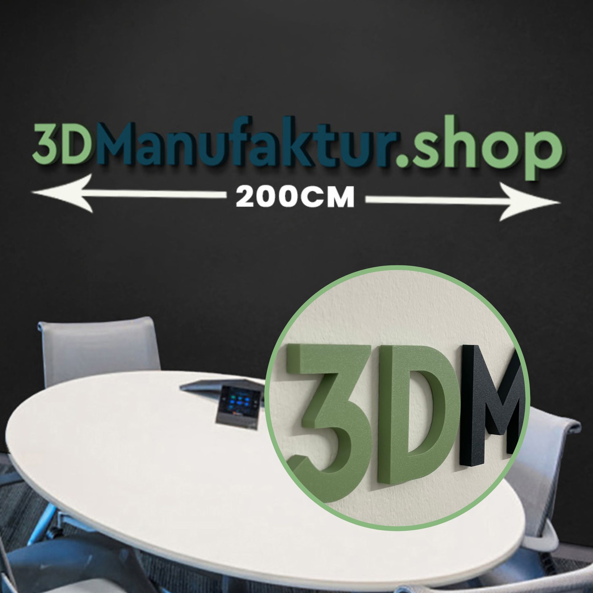 Individuelles 3D-Logo für dein Unternehmen.