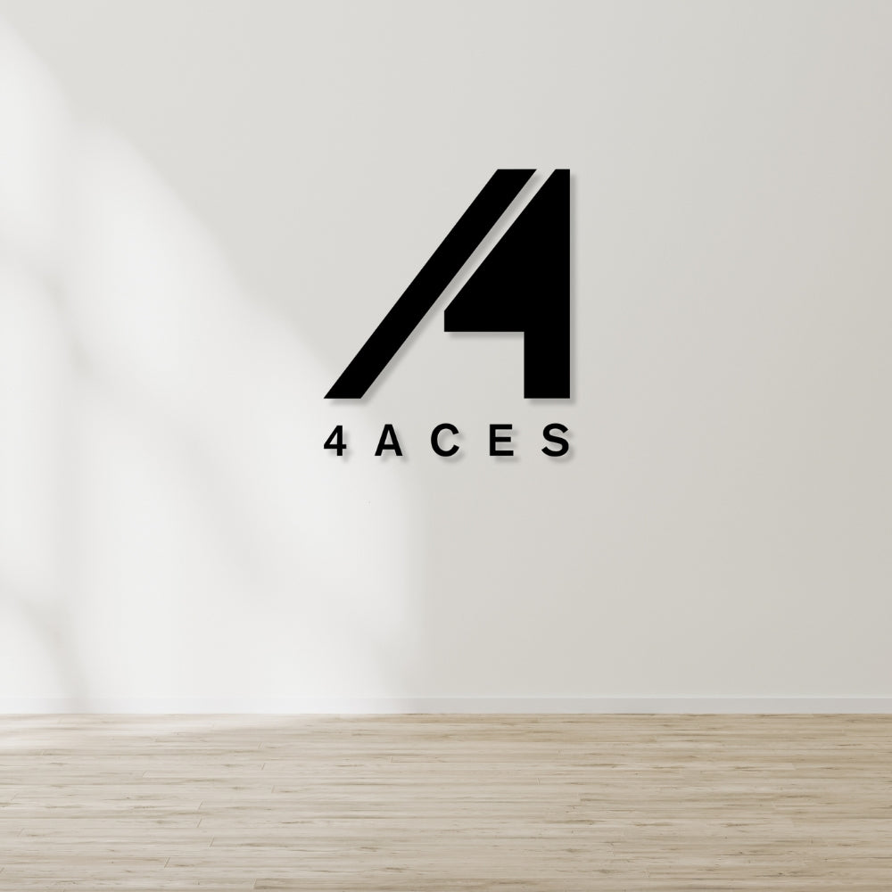 Individuelles 3D-Logo für dein Unternehmen "4Aces"