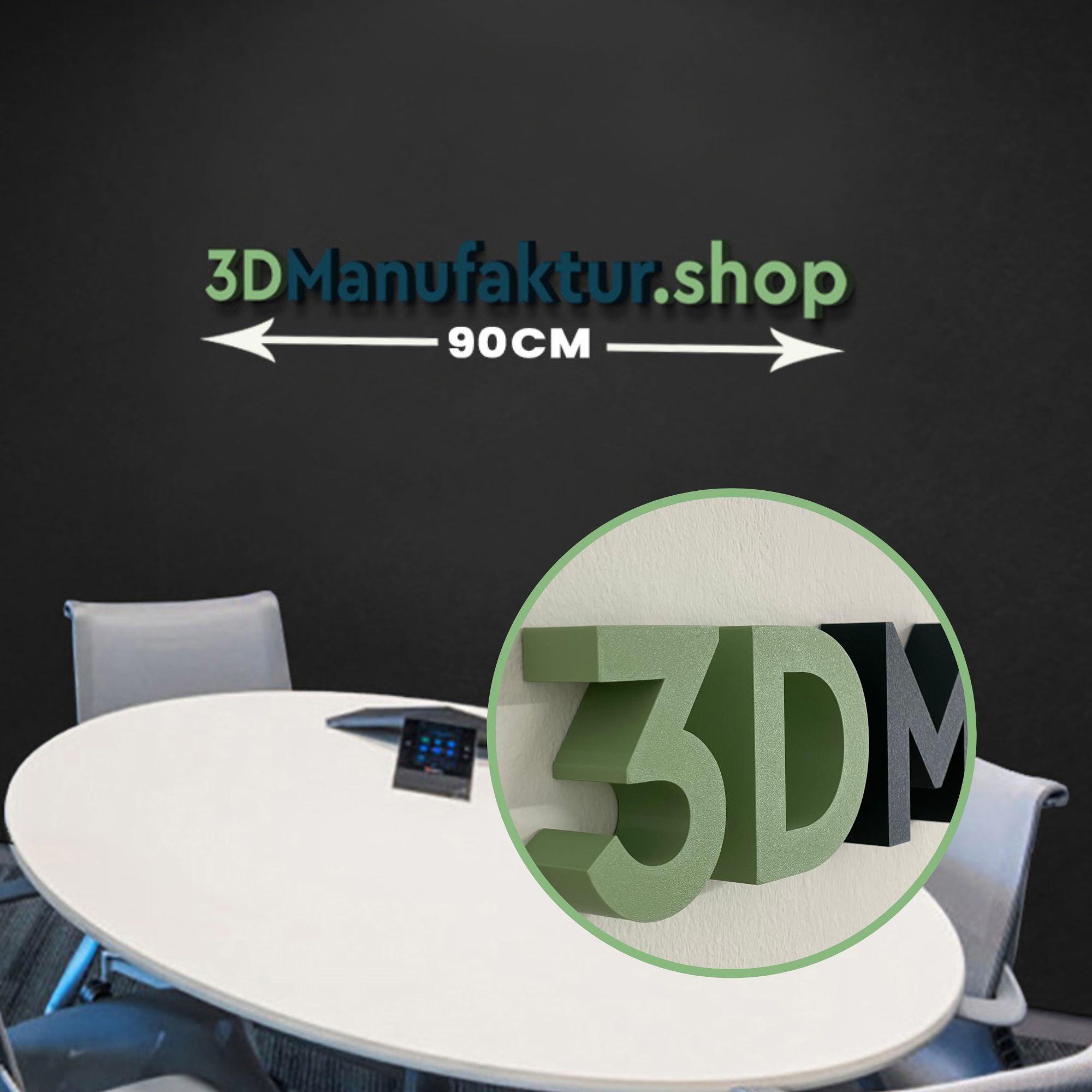 Individuelles 3D-Logo für dein Unternehmen.