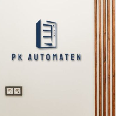 3D-Wandlogo für PK Automaten 100cm x 2cm