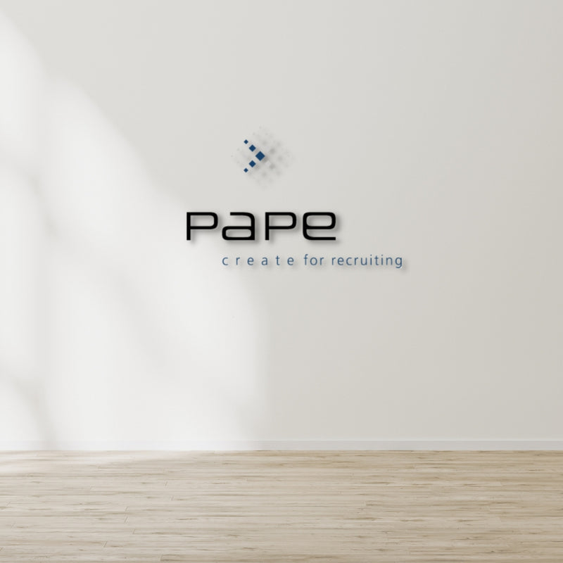 Individuelles 3D-Logo für dein Unternehmen 'pape'