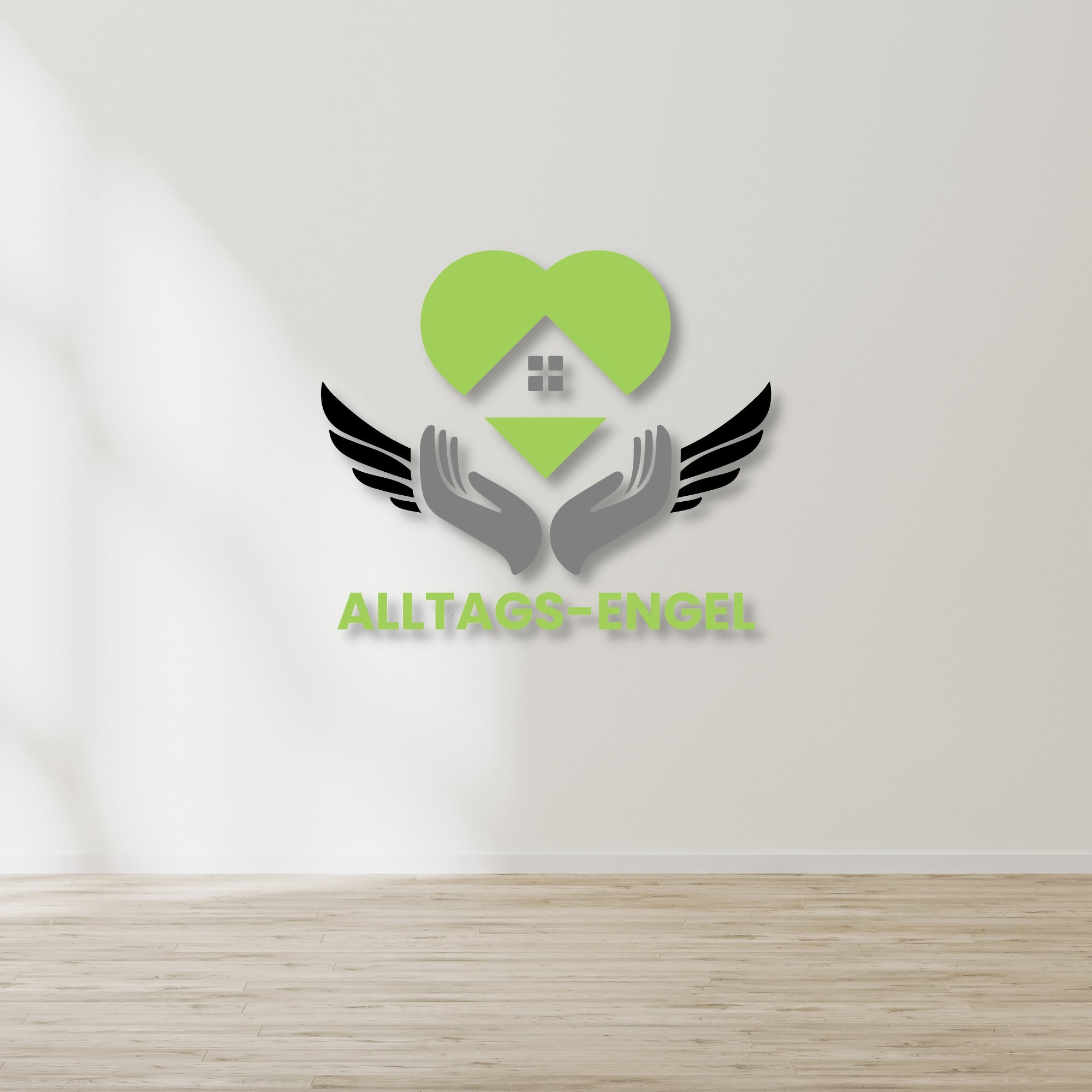 Individuelles 3D-Logo für dein Unternehmen 'Alltags-Engel'