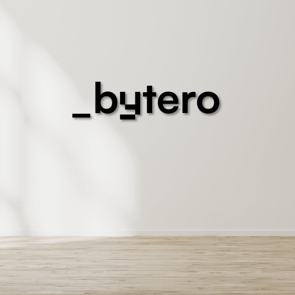 Individuelles 3D-Logo für dein Unternehmen 'bytero'