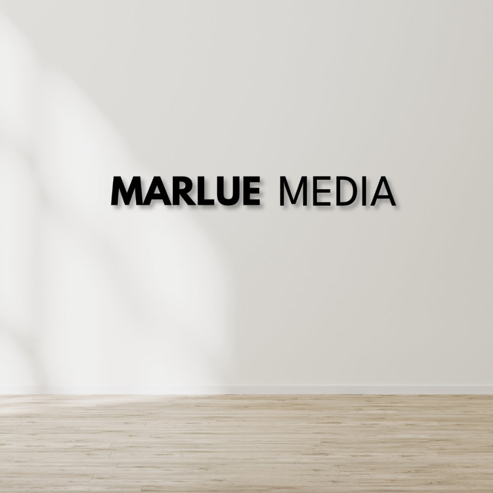 Individuelles 3D-Logo für dein Unternehmen 'Marlue Media'