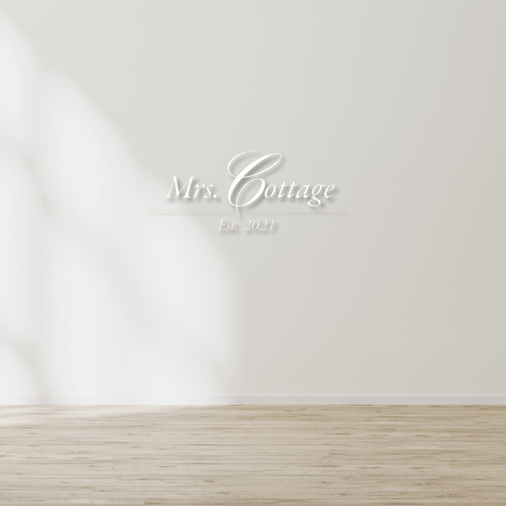 Individuelles 3D-Logo für dein Unternehmen 'Mrs. Cottage'