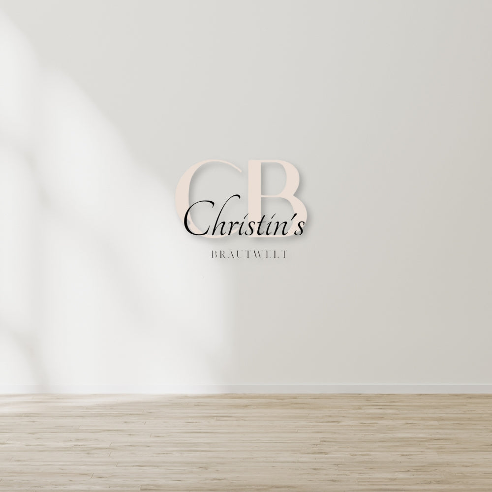Individuelles 3D-Logo für dein Unternehmen 'Christin's Brautwelt'