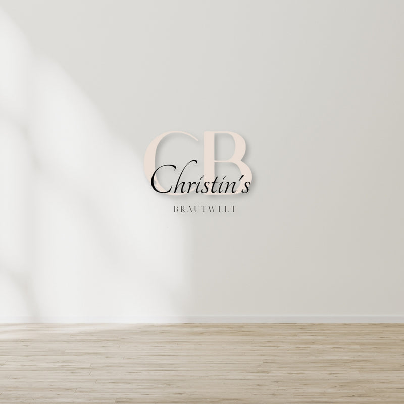Individuelles 3D-Logo für dein Unternehmen 'Christin's Brautwelt'