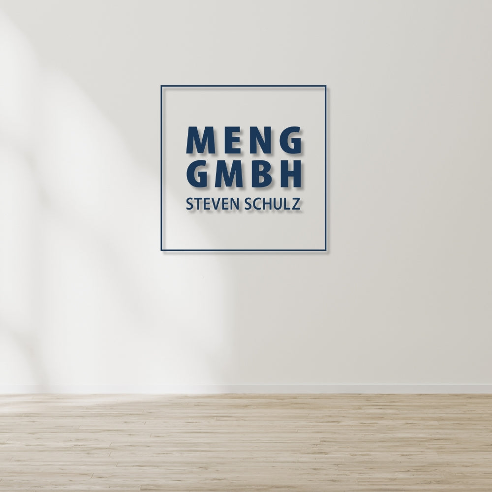 Individuelles 3D-Logo für dein Unternehmen 'Meng GmbH'