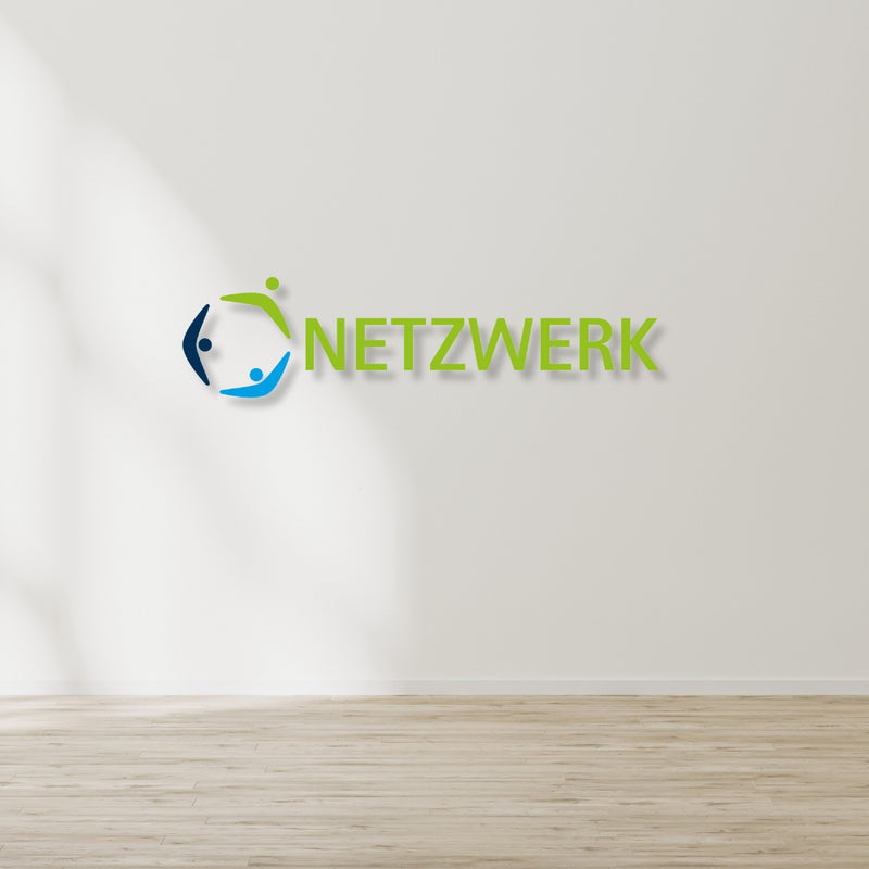 Individuelles 3D-Logo für dein Unternehmen 'Netzwerk'
