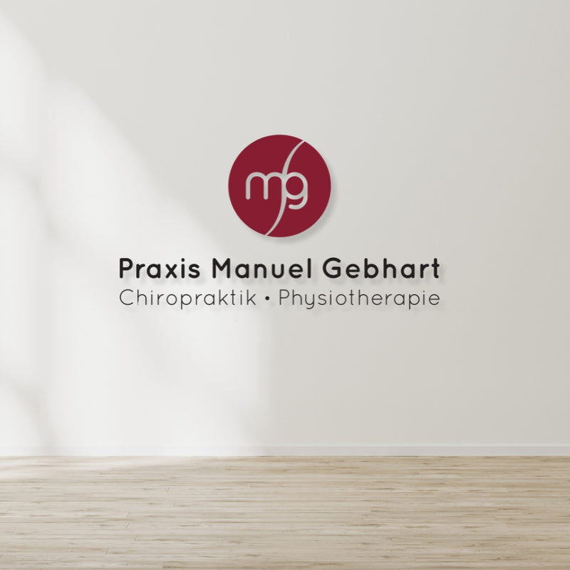 Individuelles 3D-Logo für dein Unternehmen 'Praxis Manuel Gebhart'