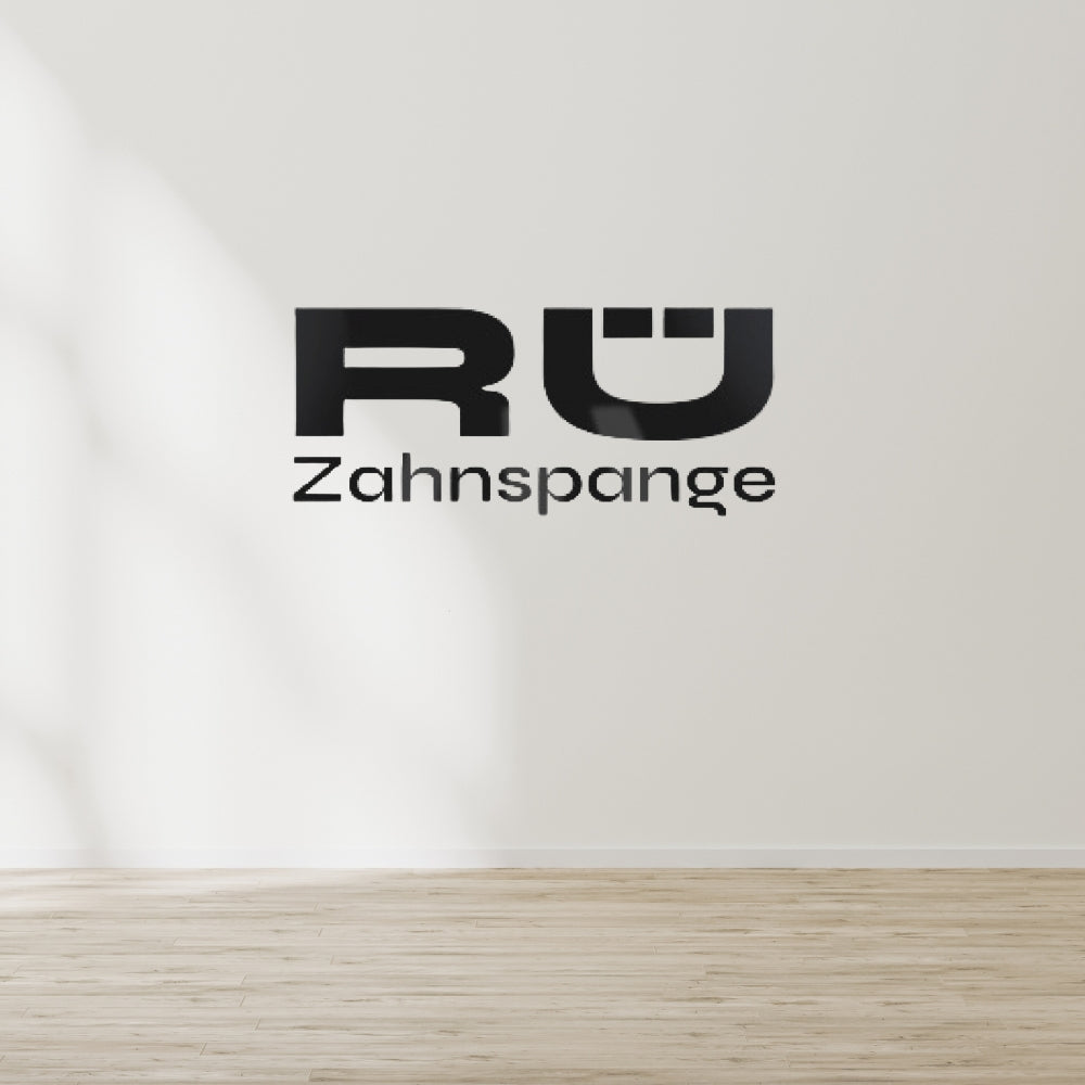 Individuelles 3D-Logo für dein Unternehmen 'RÜ Zahnspange'