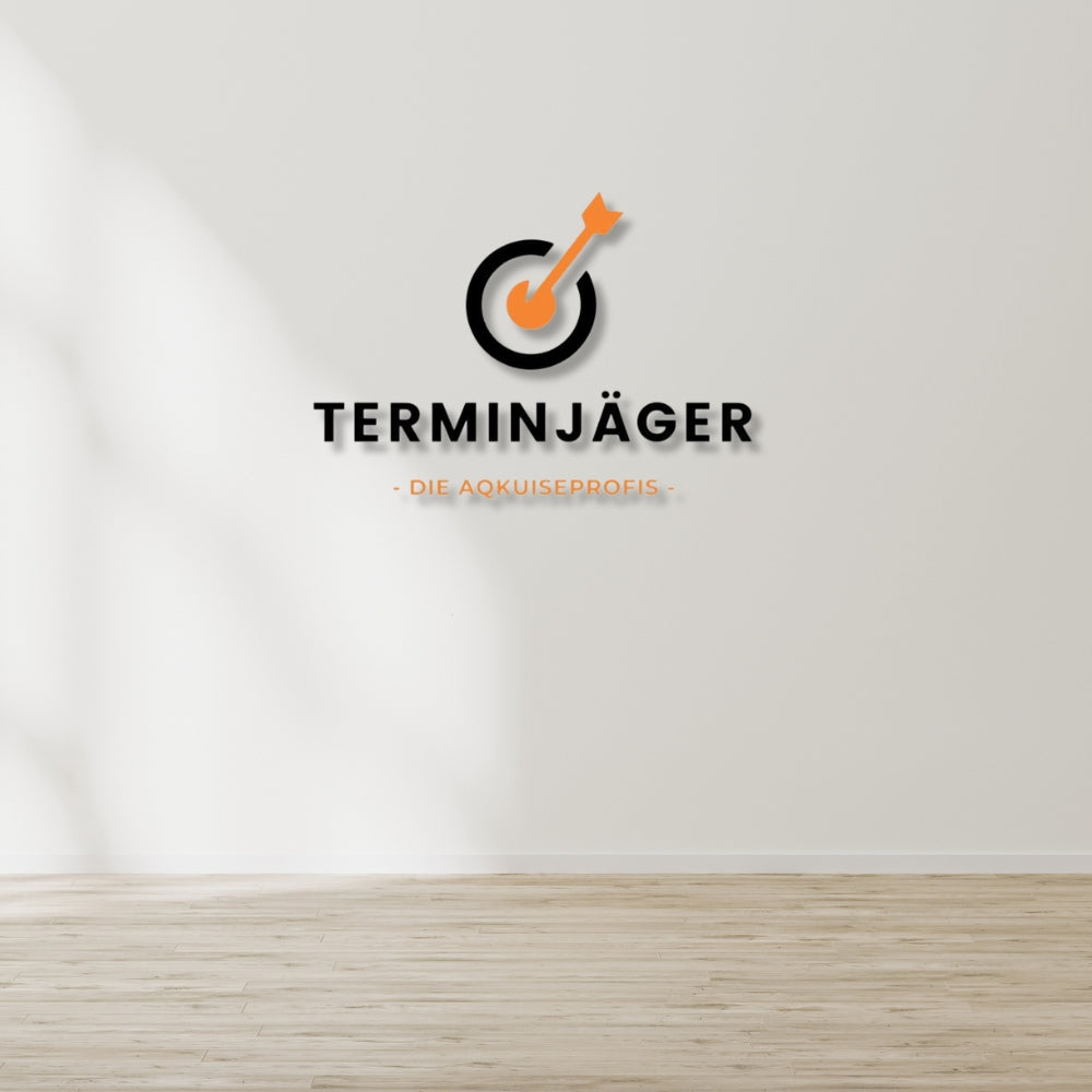 Individuelles 3D-Logo für dein Unternehmen 'Terminjäger'
