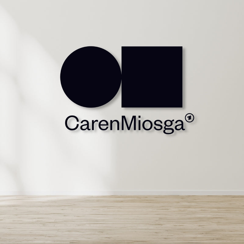 Individuelles 3D-Logo für 'Caren Miosga'