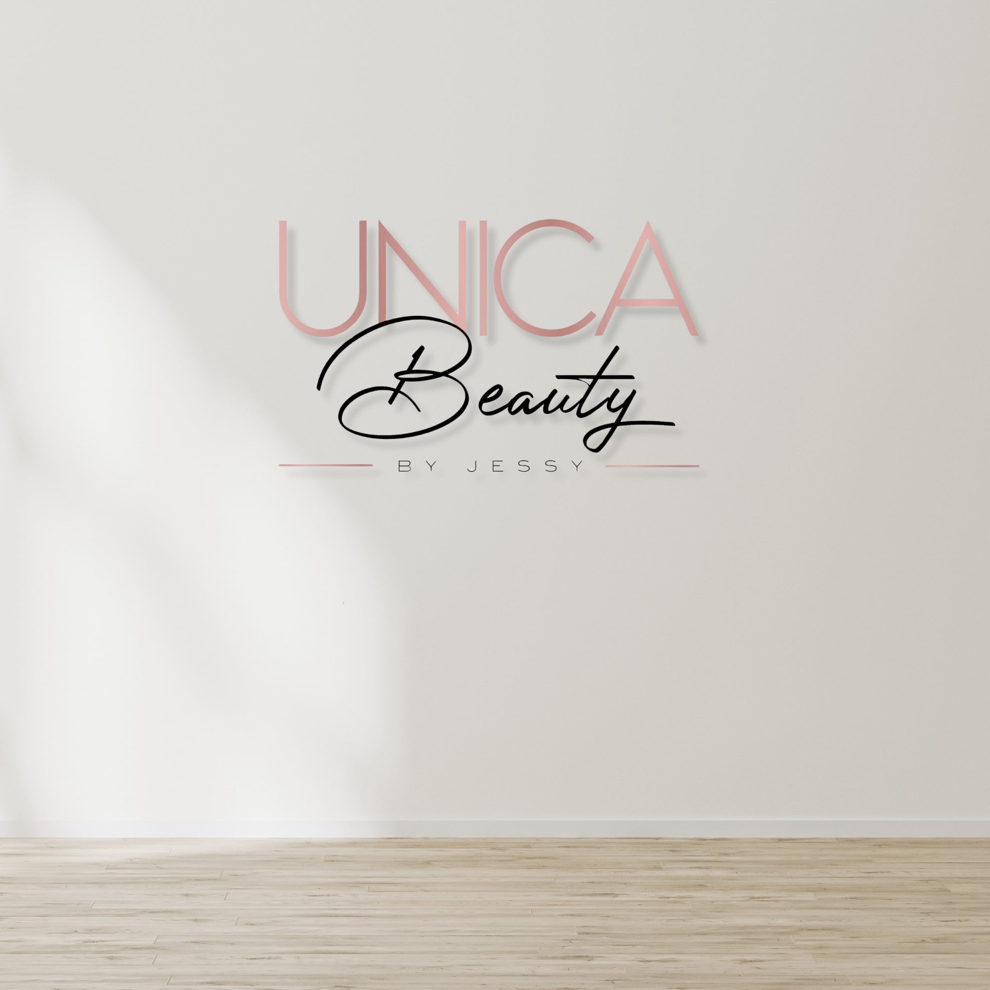 Individuelles 3D-Logo für dein Unternehmen "Unica Beauty"