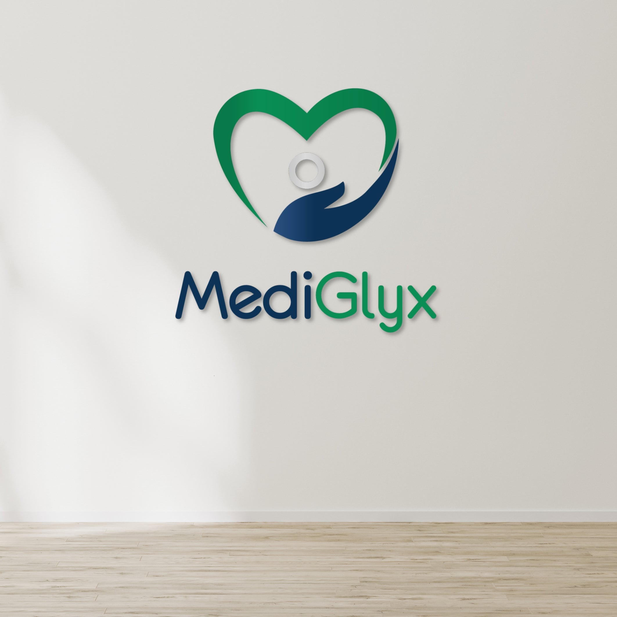 Individuelles 3D-Logo für dein Unternehmen 'MediGlyx'