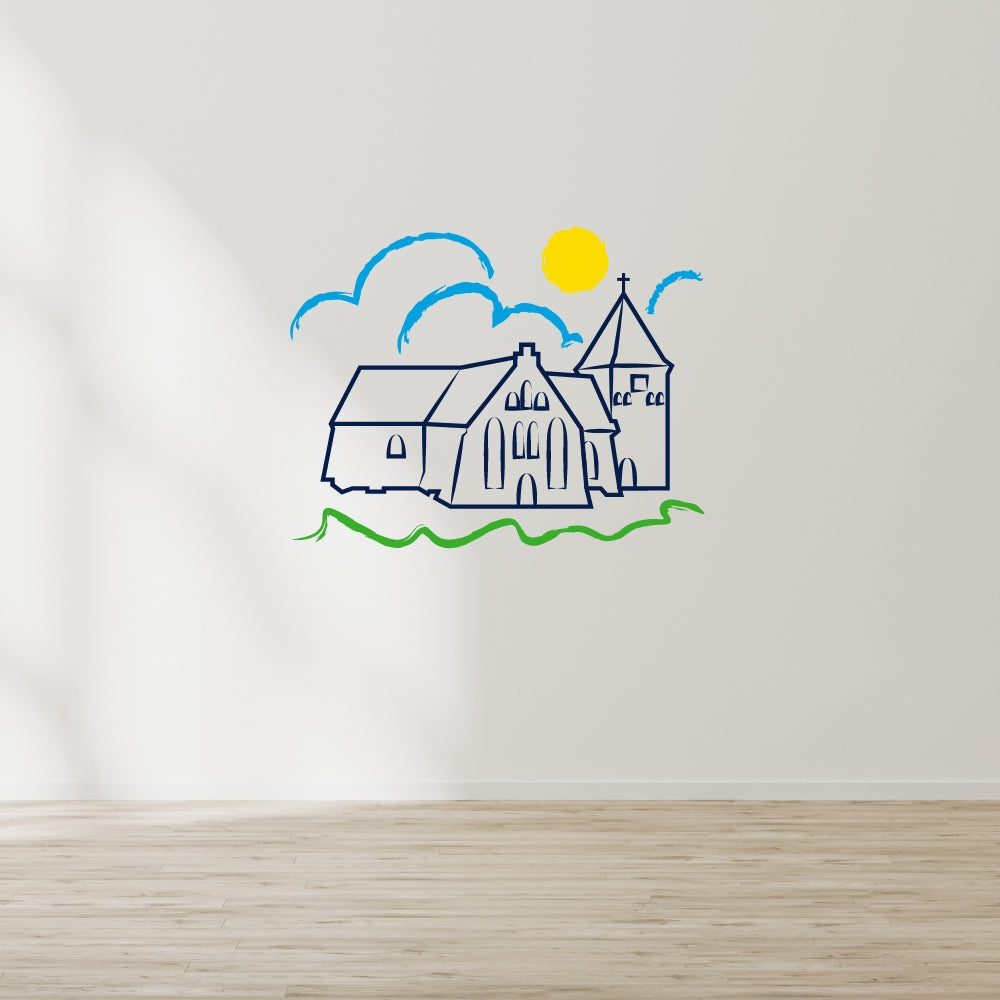 Individuelles 3D-Logo für die Kirche Daverden