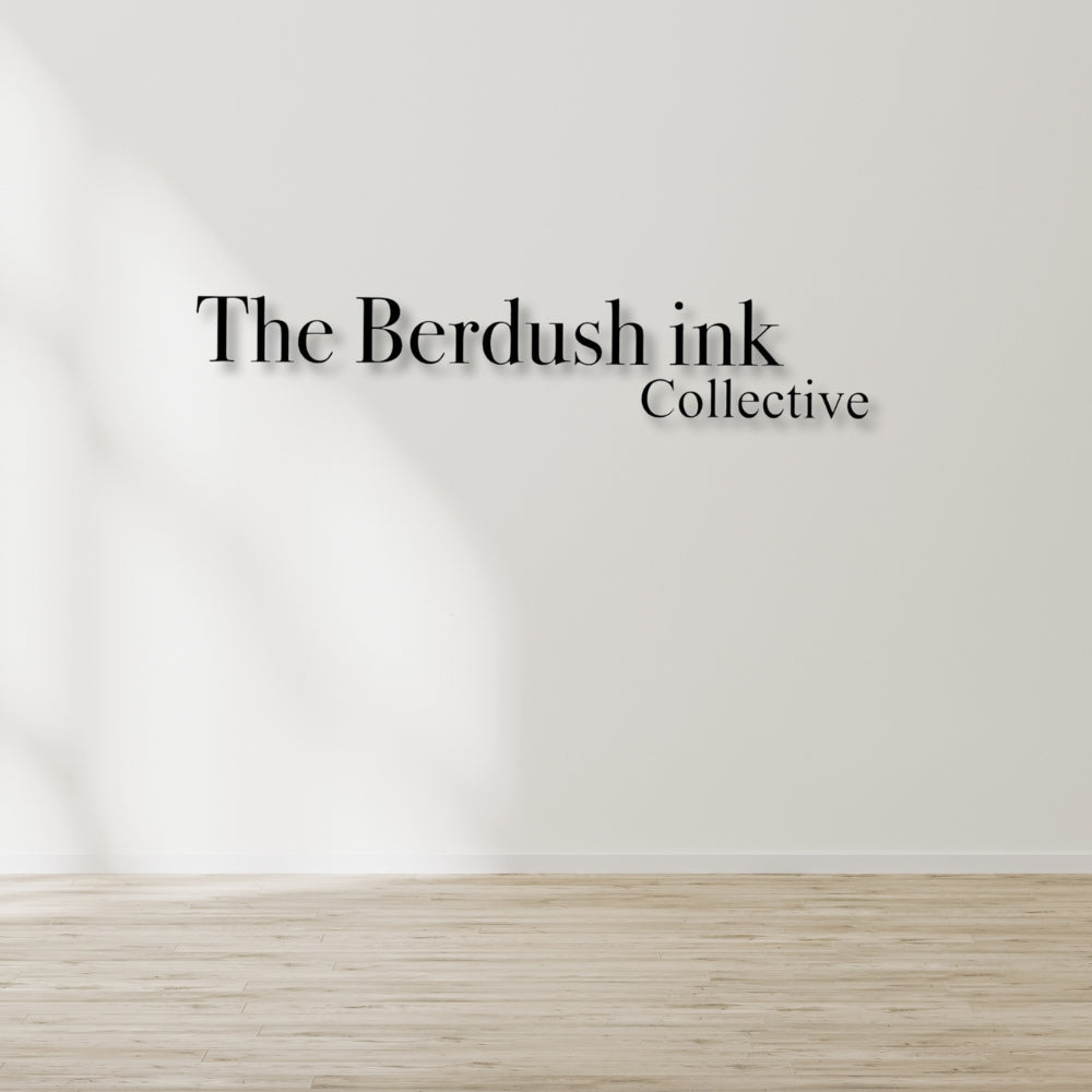 Individuelles 3D-Logo für dein Unternehmen 'The Berdush ink SCHRIFT'