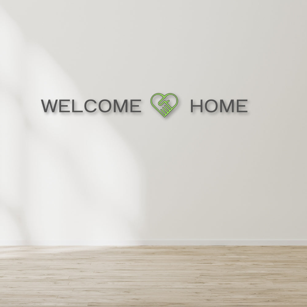 Individuelles 3D-Logo für dein Unternehmen 'Welcome Home'