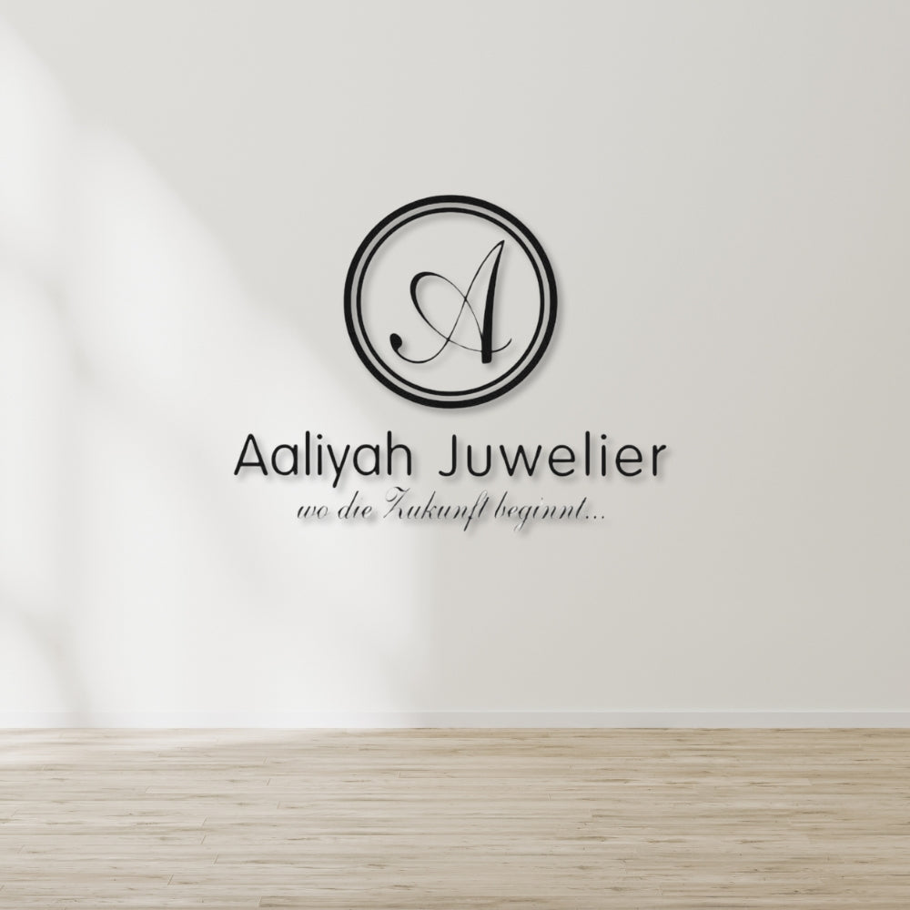 Individuelles 3D-Logo für dein Unternehmen 'Aaliyah Juwelier'