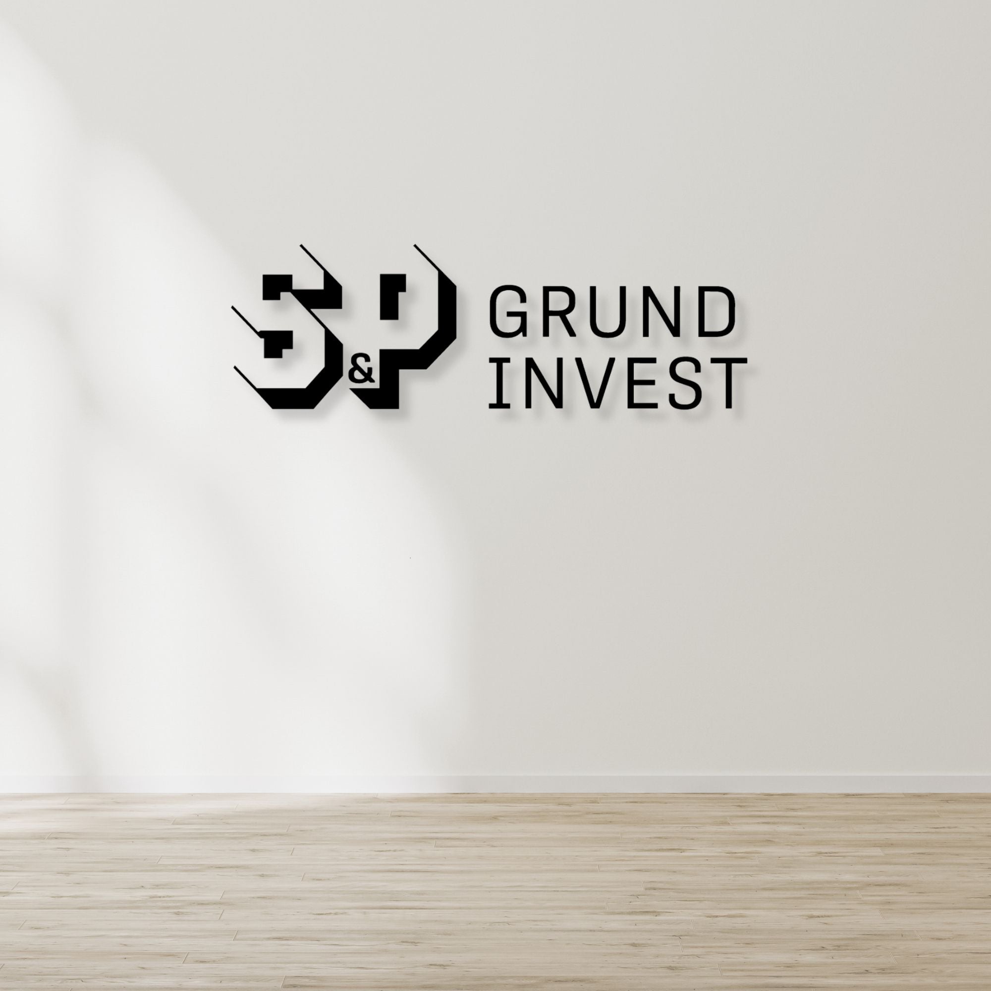 Individuelles 3D-Logo für dein Unternehmen "S&P GRUND INVEST"